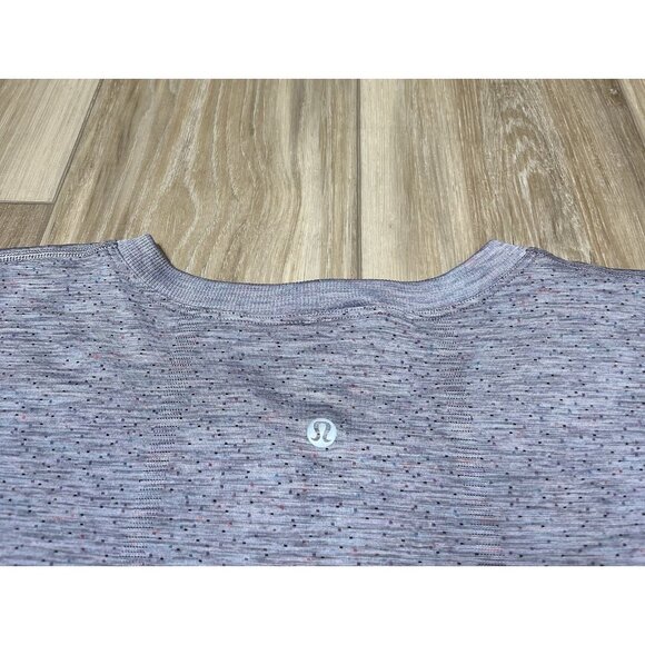 Lululemon Swiftly Tech Purple Relaxed Short Sleeve Shirt - Size 12 - Picture 12 of 16
